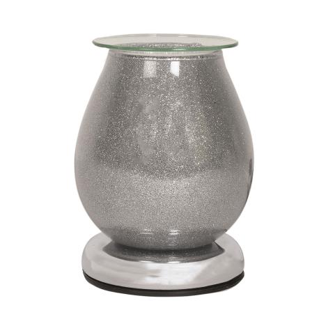 Aroma Silver Sparkle Touch Electric Wax Melt Warmer  £23.39