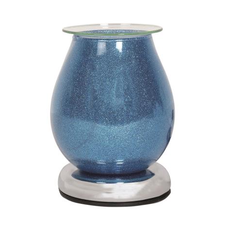 Aroma Blue Sparkle Touch Electric Wax Melt Warmer (AR1923) - Candle Emporium