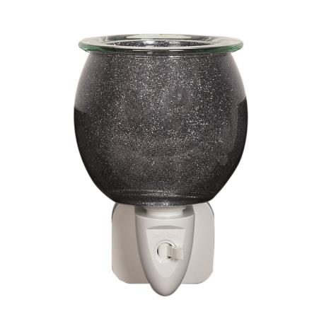 Aroma Pewter Sparkle Plug In Wax Melt Warmer  £12.59