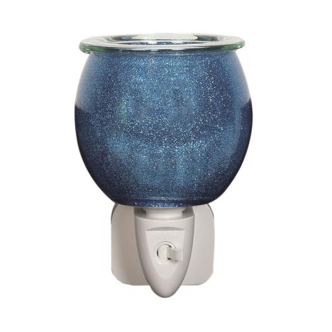 Aroma Blue Sparkle Plug In Wax Melt Warmer  £12.59