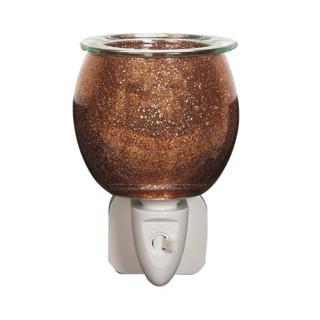 Aroma Copper Sparkle Plug In Wax Melt Warmer  £12.59