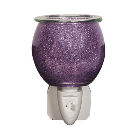 Aroma Purple Sparkle Plug In Wax Melt Warmer  £12.59