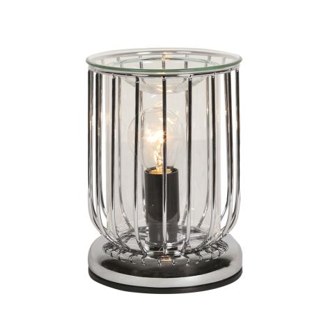 Aroma Chrome Industrial Cylinder Touch Electric Wax Melt Warmer  £25.19