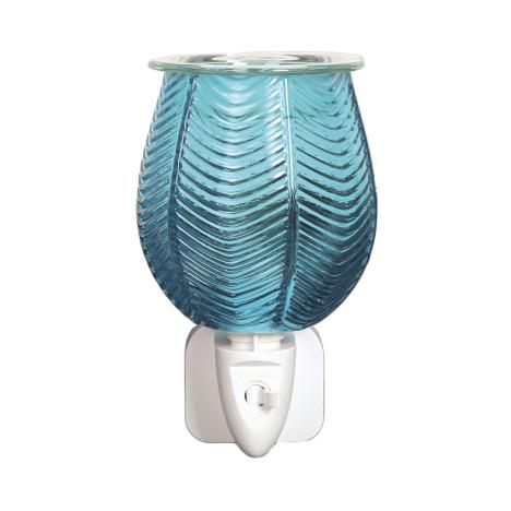 Aroma Aqua Lustre Ribbed Plug In Wax Melt Warmer  £13.04