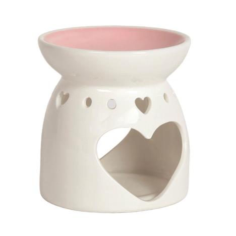 Aroma Heart Pink Ceramic Wax Melt Warmer  £4.04