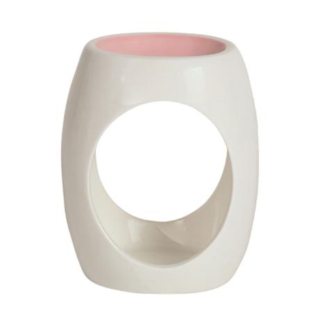 Aroma Oval Pink Ceramic Wax Melt Warmer  £3.19