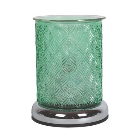 Aroma Light Green Leaf Touch Electric Wax Melt Warmer  £21.59