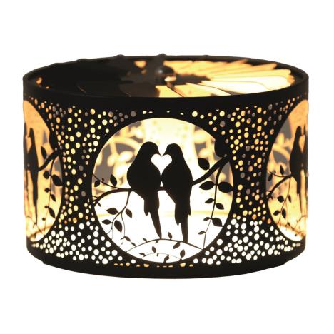 Aroma Silhouette Black & Gold Carousel Doves Shade   £11.69