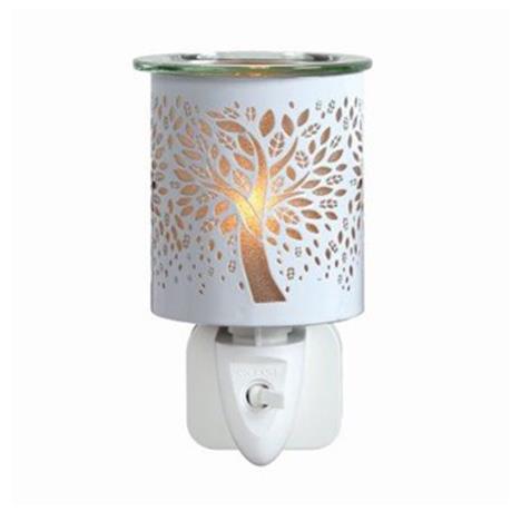 Aroma White & Gold Tree Of Life Plug In Wax Melt Warmer  £13.04