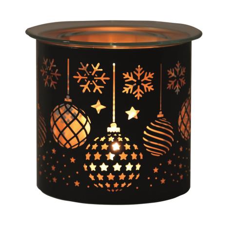 Aroma Black Baubles Jar Sleeve & Wax Melt Warmer  £6.29