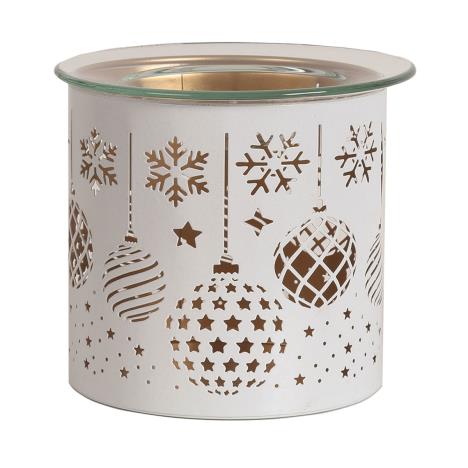 Aroma White Baubles Jar Sleeve & Wax Melt Warmer  £6.29