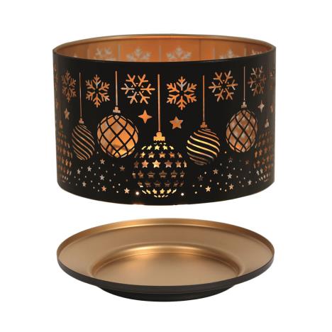 Aroma Silhouette Black Baubles Shade & Tray  £13.04