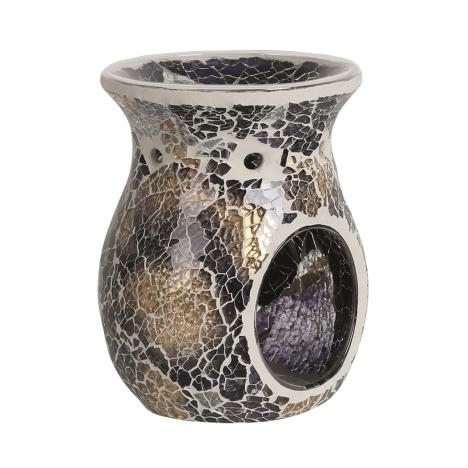 Aroma Black & Gold Crackle Wax Melt Warmer  £13.04