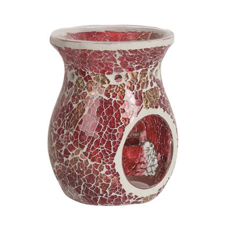 Aroma Red & Gold Crackle Wax Melt Warmer  £13.04