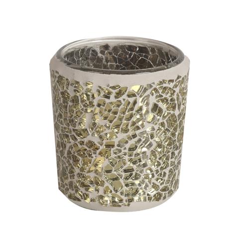 Aroma Champagne Crackle Tealight & Votive Holder  £4.49