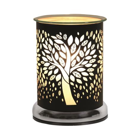 Aroma Black Tree Of Life Cylinder Electric Wax Melt Warmer  £21.59