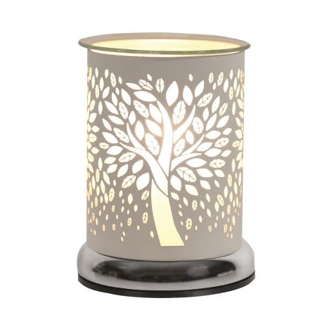 Aroma White Tree Of Life Cylinder Electric Wax Melt Warmer  £21.59