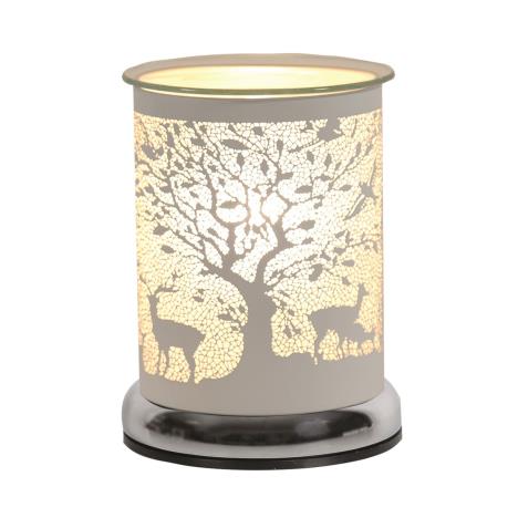 Aroma White Woodland Deer Cylinder Electric Wax Melt Warmer  £21.59