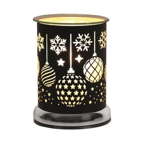 Aroma Black Baubles Cylinder Electric Wax Melt Warmer  £21.59