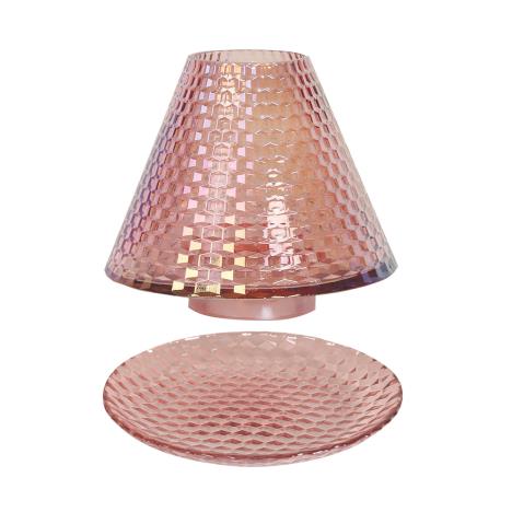 Aroma Pink Lustre Shade & Tray  £13.04