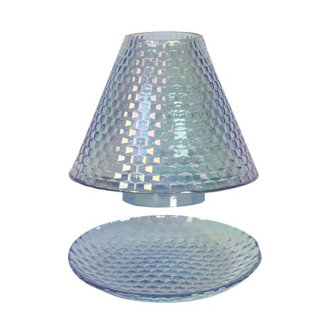 Aroma Blue Lustre Shade & Tray  £13.04