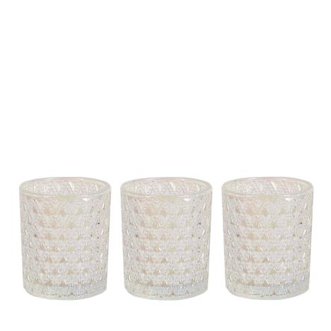 Aroma Clear Lustre 3 Tealight & Votive Holder Set  £6.74