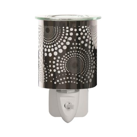 Aroma Chrome Circles Plug In Wax Melt Warmer  £13.04