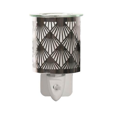 Aroma Chrome Diamond Plug In Wax Melt Warmer  £13.04