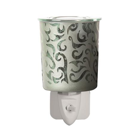 Aroma Green Swirl Plug In Wax Melt Warmer  £13.04