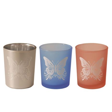 Aroma Butterfly 3 Tealight & Votive Holder Set  £6.29