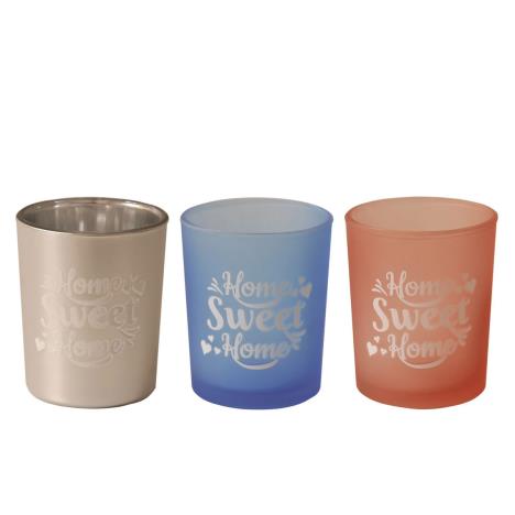 Aroma Home Sweet Home 3 Tealight & Votive Holder Set  £6.29