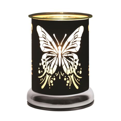 Aroma Black Butterfly Touch Electric Wax Melt Warmer  £21.59