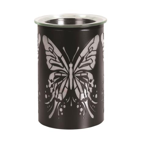 Aroma Black Butterfly Colour Changing Electric Wax Melt Warmer  £17.09