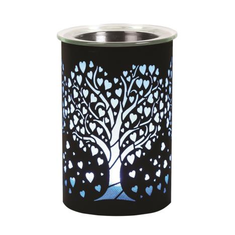 Aroma Black Heart Tree Colour Changing Electric Wax Melt Warmer  £17.09