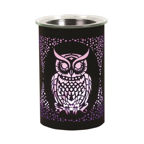 Aroma Black Owl Colour Changing Electric Wax Melt Warmer  £17.09