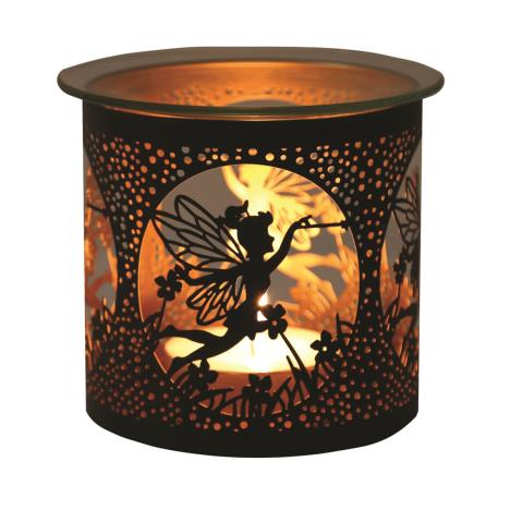 Aroma Black & Gold Fairy Jar Sleeve & Wax Melt Warmer  £6.29