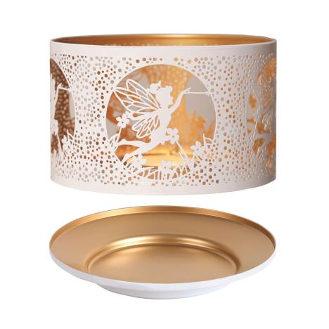 Aroma Silhouette White & Gold Fairy Shade & Tray  £13.04