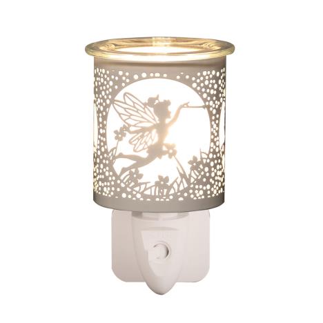 Aroma White & Gold Fairy Plug In Wax Melt Warmer  £13.04