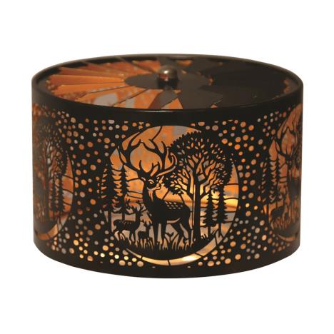 Aroma Silhouette Black & Gold Carousel Deer Family Shade  £11.69