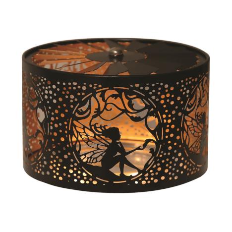 Aroma Silhouette Black & Gold Carousel Sitting Fairy Shade  £11.69