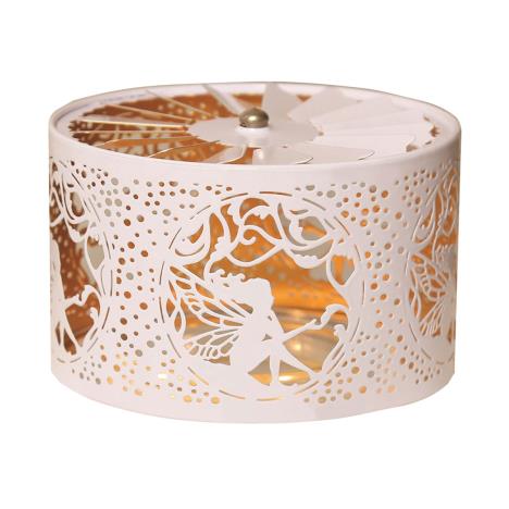 Aroma Silhouette White & Gold Carousel Sitting Fairy Shade  £11.69