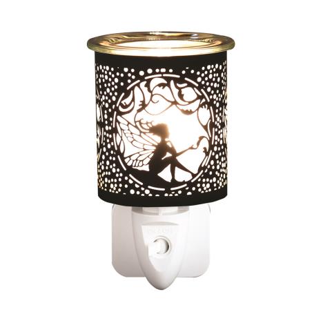 Aroma Black & Gold Sitting Fairy Plug In Wax Melt Warmer  £13.04