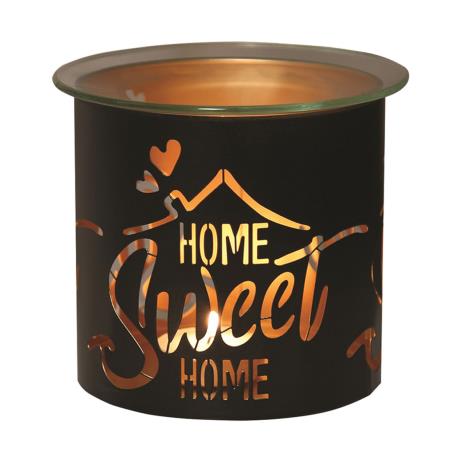 Aroma Black & Gold Home Sweet Home Jar Sleeve & Wax Melt Warmer  £6.29