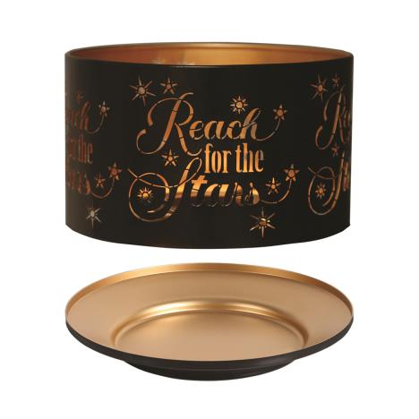 Aroma Silhouette Black & Gold Reach for the Stars Shade & Tray  £13.04