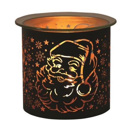 Aroma Black & Gold Santa Jar Sleeve & Wax Melt Warmer  £6.29