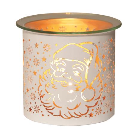 Aroma White & Gold Santa Jar Sleeve & Wax Melt Warmer  £6.29