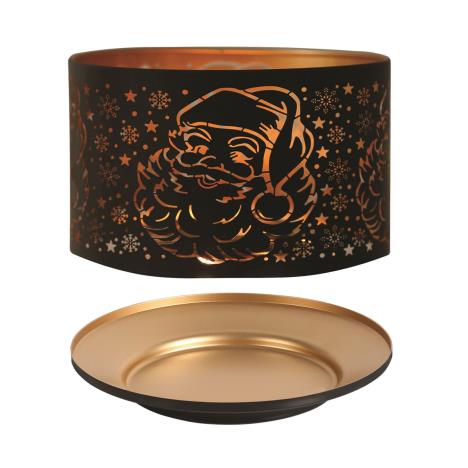 Aroma Silhouette Black & Gold Santa Shade & Tray  £13.04