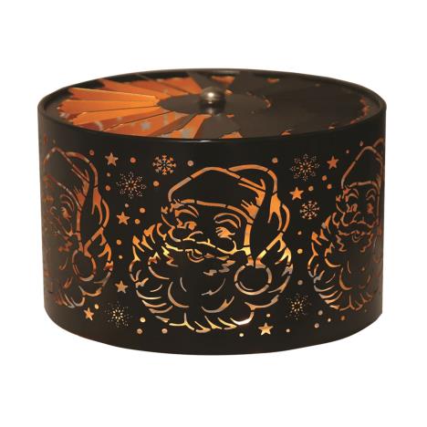 Aroma Silhouette Black & Gold Carousel Santa Shade  £11.69