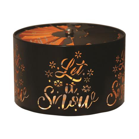 Aroma Silhouette Black & Gold Carousel Let It Snow Shade  £11.69