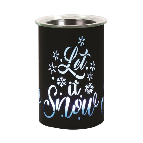 Aroma Black Let It Snow Colour Changing Electric Wax Melt Warmer  £17.09